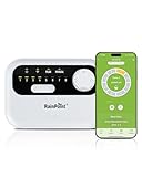 RAINPOINT Bewässerungscomputer, 8 Zonen Smart WiFi Bewässerungssteuerung, App-Überwachung, Automatische Planung, Regenvorhersage, saisonale Anpassung, Steuerung von überall, einfache Installation