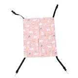 ROMISBABA Haustier-hängematte Katzenbett für Den Außenbereich Haken Katzenkäfig-hängematte Aus Segeltuch Hängendes Haustierbett für Katzen und Hunde 50 X 40 cm