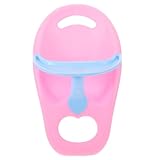 GARIOUANS Puppenhochstuhl aus Kunststoff Kleiner Hochstuhl für Puppenhauszubehör Kindersicheres Design Tragbar und Vielseitig für Puppen Fütterung und Partyspiele