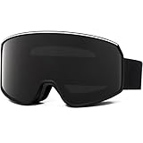 VEWOE Skibrille OTG für Herren und Damen, Anti-Beschlag-UV-Schutz, Snowboardbrille, Skifahren, Schneemobil, für Erwachsene und Jugendliche