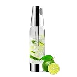 Tragbarer Soda Siphon-Flasche,Kompakte Soda Wassersprudler für Zuhause & Outdoor,1L Soda Maker/Sprudelwasser-Hersteller,3 Sekunden DIY Sprudelwasserbereiter für Hausgemachte Säfte,Mojitos,Cocktails