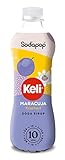 Sodapop Keli Sirup Maracuja, schnell & einfach zubereitet, 1 Flasche ergibt 10 L Fertiggetränk, 500 ml