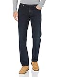 camel active Herren Relaxed Fit 5-Pocket Jeans mit leichten Used-Effekten Dunkelblau, menswear-38/34
