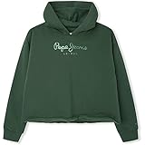 Pepe Jeans Mädchen Elicia Sweatshirts, Grün (Forest Green), 16 Jahr