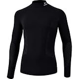Erima Unisex Athletic Longsleeve 2.0 Turtleneck FunktionsUnterwäsche, Schwarz, M EU