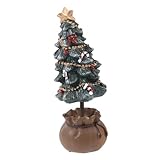 MAGICLULU Künstlicher Tisch Weihnachtsbaum Mit Beleuchtung Miniatur Weihnachtsbaum Mit LED Lichterkette Dekorative Weihnachtsdekoration Für Innenräume Ideal Für Tisch Und Fensterbank 30