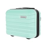 BARRENS Kosmetiktasche | Reiseetui mit Griff | Handgepäck | Zur Befestigung am Koffer oder zum Tragen über der Schulter | ABS-Material | 31x35x18 cm | 17l | Minze