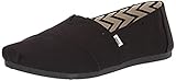 TOMS Alpargata Cotton Canvas Womens Black Espadrilles-UK 8 / EU 42