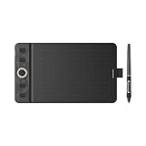 GAOMON WH851 Drahtloses Grafiktablett, Batteriefreier AP519 Digitaler Stift, 8 Programmierbare Drucktasten, Ideal zum Zeichnen, Studieren und Arbeiten (Grau)