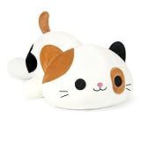 shownicer Plüschtier Katze Kuscheltier Stofftier Kawaii Katze Plüsch Kissen Spielzeug Kätzchen Plüsch Wurfkissen Geschenk für Kinder Mädchen 3+ Jahre (Braun, 30cm)