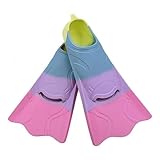 2lots Ergonomische Silikon-Schwimmflosse Unisex Leichte Schnorchelflosse Frauen Schnorchelausrüstung Ergonomische Flossen Schwimmausrüstung