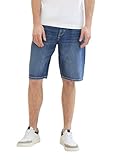 TOM TAILOR Herren Morris Relaxed Fit Shorts, Used Mid Stone Blue Denim, 38