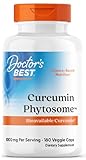 Doctor's Best - Curcumin Phytosom, 500mg | Hochabsorbierbare Entzündungsunterstützung - 180 Veggie-Kapseln
