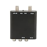 RF Modulator, Digitaler zu RF Modulator Video Audio Konverter, Unterstützt NTSC Format, Professioneller HD VHF Demodulator Konverter mit Stromkabel, für CATV System