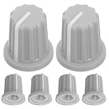 JOINPAYA 6 Stück Potentiometer drehknöpfe aus Kunststoff Lautstärkeregler kappen für Audio Musikinstrumente Einfache Montage Langlebig Vielseitig Einsetzbar