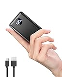 Coolreall Powerbank 20000mAh, 22,5W PD & QC4.0 Power Bank Schnellladefunktion mit LED Display, Klein Powerbank mit USB C Eingang/Ausgang & 2 USB-Ausgänge Kompatibel mit iPhone, Galaxy, Xiaomi, iPad