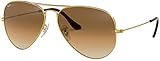 Ray-Ban Aviator Large Metal Gradient RB3025-001/51-58 - Damen/Herren Sonnenbrille - Gold