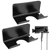 Pinyenr Haartrocknerhalter Ohne Bohren, Wandhalterung für Haartrockner, Universelle Halterung für die Meisten Haartrockner