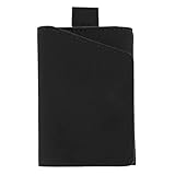 ANKROYU Minimalistische Brieftasche Leder Kreditkartenhalter Münze Geldbörse Schlankes tragbares Multi -Funktion RFID -Blockierkartenhalter Brieftasche für Männer Frauen täglich Gebrauch (Schwarz)