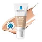 La Roche Posay Toleriane Sensitive Le Teint Creme Hell, Getönte Tagescreme für empfindliche Haut, Kaschiert Rötungen, 2-in-1 Feuchtigkeitspflege und BB Cream, 50 ml