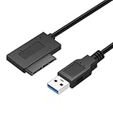 EasyULT Adapter Kabel USB 3.0 auf SATA 7 + 6 13Pin Laufwerksleitung Für Laptop CD DVD Rom Optisches Laufwer
