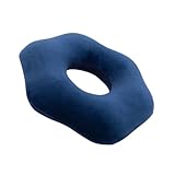 Tofficu Ergonomisches Memory Schaum Sitzkissen mit Hohlen Blütenblättern Atmungsaktiv Schmerzlinderndes Steißbeinkissen für Büro Auto Schwangerschaft und Hämorrhoiden