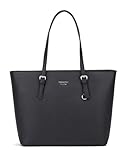 Princely London Shopper Beverly - Premium Handtasche Damen - Geräumige Shopper-Tasche mit Reißverschluss & Innenfächern ((L) Schwarz, L)