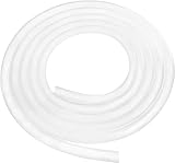 MBMYUCKY Silikonschlauch, 5 mm ID x 8 mm Außendurchmesser, 1,5 m – flexibler Silikonschlauch, lebensmittelechter Gummischlauch, Aquariumpumpenschlauch, Wasser-Luftschlauch, transparent