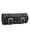 UUIUYGH Motorradbeutel Für Touring Road King Softail XL 883 Motorrad Lagerung Gepäck Seite Tasche Werkzeug Satteltasche Universelle wasserdichte PU Leder Motorrad Schwanzbeutel