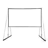 Leinwand Beamerleinwand 16:9 ragbare Dia-Leinwand Projektionswand Hohe Auflösung Videoleinwand für Home Theater Tragbare Projektionsleinwand für Drinnen und Draußen