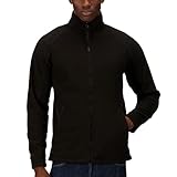 Regatta Professionelle Herren Thor III Fleecejacke mit durchgehendem Reißverschluss, Schwarz, Größe XXXL