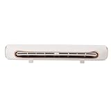 Schreibtisch-Monitor-Lüfter, Monitor-Clip-On-Lüfter mit 2 Lüfterköpfen, 3 Geschwindigkeiten, USB-betriebener Lüfter, Flügelloser Bildschirmlüfter mit Windrad, Verstellbarer (WHITE)