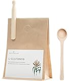 Naturkur® L-Glutamin 500 g Pulver, vegan in Handarbeit abgefüllt, laborgeprüft, ohne Zusatzstoffe, aus Unterfranken