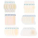 36 Stück Blasenpflaster, Blister Pads Gel Pflaster für Blase Fuß Schutz, Unsichtbare und Wasserdicht Hydrokolloid Patch, Verhindert Schmerzen durch Blasen an Fersen, Zehen und Füßen (36pcs)