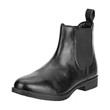 Contrace© Reit-Stiefelette »Jodhpur Vegan« - Chelsea Boot - Veganer Reit-Schlupf-Schuh - Komfortinnensohle - Gummisohle - Mesh-Futter - Hautverträglich - Atmungsaktiv - Schwarz - 39
