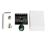 50-mm Schnellwechselplatte Kompatibel Mit DSLR Arca Für Schweizer Kamerastativkugel Für Einbeinstativ. Kommt Mit Schraubenschlüssel Schraubenknopf Klemmadapter