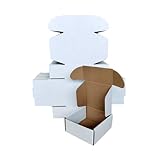 Eluleegc Versandkartons aus Wellpappe, Literatur-Versandtaschen zum Verpacken, für kleine Unternehmen, Handwerk, Geschenke, Geschenke (braun, 33 x 28 x 7 cm)