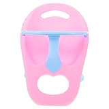 Toddmomy Puppenhochstuhl für Babypuppen Bezaubernde Miniaturmöbel für Puppenhäuser Leicht Montierbar und Tragbar zum Füttern und Dekorieren