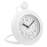 ZAANU Loop-Badezimmeruhr, wasserdichte Badezimmeruhr, Digitale Wasserabweisende Duschwecker, hängende Badezimmer-Wanduhr, Duschuhr, wasserdicht/150