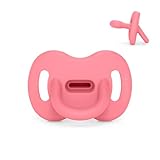 Suavinex, Silikon-Schnuller, 6/18 Monate, Physiologischer Sx Pro-Sauger, Superweich & Flexibel, Ideal zum Schlafen, Respektiert die Mundentwicklung, Colour Essence, Fuchsia