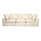 Loberon Sofa Queensbridge, Creme