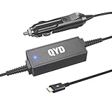 USB C KFZ Ladegerät 65W Auto Netzteil für Lenovo ThinkPad E14 E15 T14 T15 C13 X1 Carbon Gen 9 P51s P52s E485 E580 E585 L480 L580 T470 T480 T580 X270 X280 USB C Autoladegerät Laptop ladekabel Power