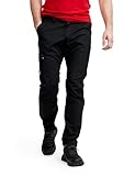 RevolutionRace Outdoor Basic Pants für Herren, Wanderhose für viele Outdoor-Aktivitäten, Black, XL