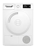 Bosch Wärmepumpentrockner für 7 kg Wäsche, Serie 4, 243 kWh pro Jahr, Auto Dry, Sensitive Drying-System, Umweltfreundliches Kühlmittel, Weiß, WTH83003