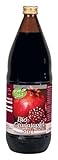 KOPP Vital® Bio-Granatapfelsaft | Direktsaft | 1 Liter | Bio-Qualität | Enthält von Natur aus Zucker | Premium Granatapfelsaft