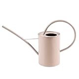 Restberry Elegante Metall Gießkanne klein - 1,6 Liter - Zeitloses Design für Pflanzenliebhaber, Dekoratives Highlight für Ihr Zuhause (Creme)