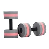 Aqua Hanteln Set, 2 Wassergymnastik Hanteln Aqua Fitness Hanteln, EVA Schaum Wasserhanteln Aquajogging Aqua Fitnessgeräte Wasserübung Wassersport Hanteln für Erwachsene Damen Herren Gewichtsverlust
