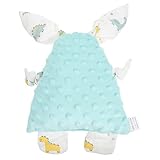 Kisangel Komfortpuppe Babydecken Schmusedecken für Neugeborene Tröstendes Handtuch für Kleinkinder Kuscheldecke Babydecke für Neugeborene Sicherheitsdecke Samt
