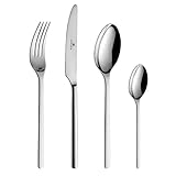 Gerlach Modern Besteck-Set Für 6 Personen Spülmaschinenfest Essbesteck Aus Edelstahl Elegantes Besteck Mit Messer Gabel Löffel Und Teelöffel Tafelbesteck Rostfrei 24 Stk