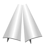 GRIRIW 2 Stück Silikon Herd Lückenabdeckung Flexible Spaltabdeckung mit Rutschfester Rückseite Hitzebeständiger Küchenschutz für Zwischenräume von Herd und Arbeitsplatte Transparent